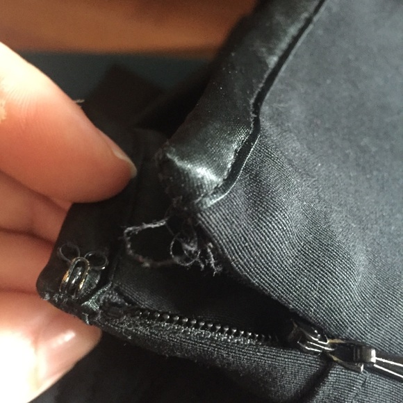 SOLD!Express stretch strapless black cocktail dress - Picture 6 of 7